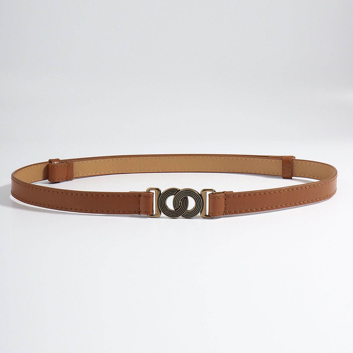 Alloy Buckle PU Belt - Hovatok