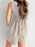 Tied Romper with Pockets - Hovatok