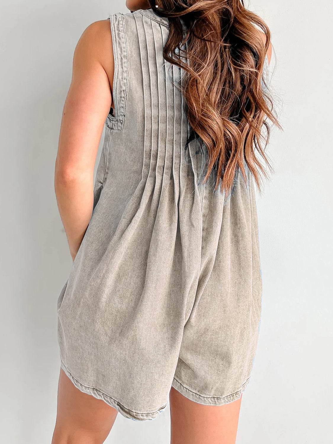 Tied Romper with Pockets - Hovatok