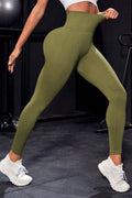 Wide Waistband Sports Leggings - Hovatok