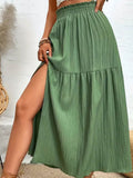 Frill Slit Skirt - Hovatok