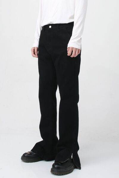 Mid Rise Jeans with Pockets - Hovatok