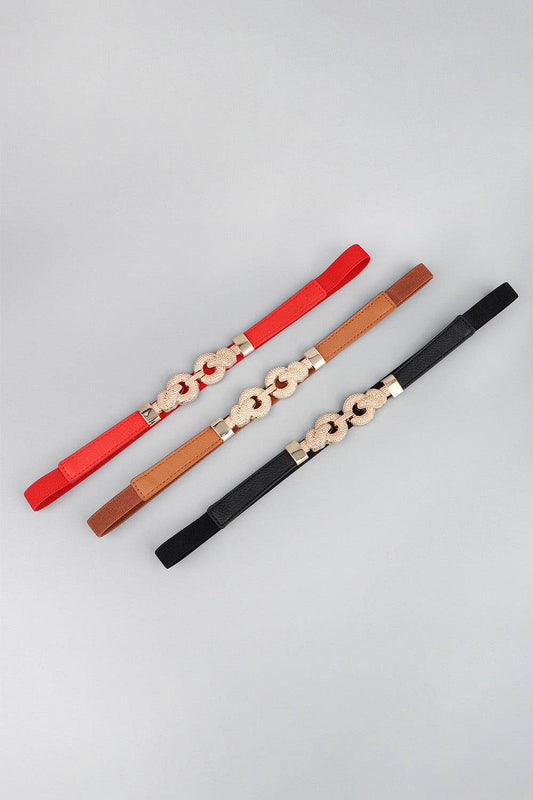 Zinc Alloy Buckle PU Leather Belt - Hovatok