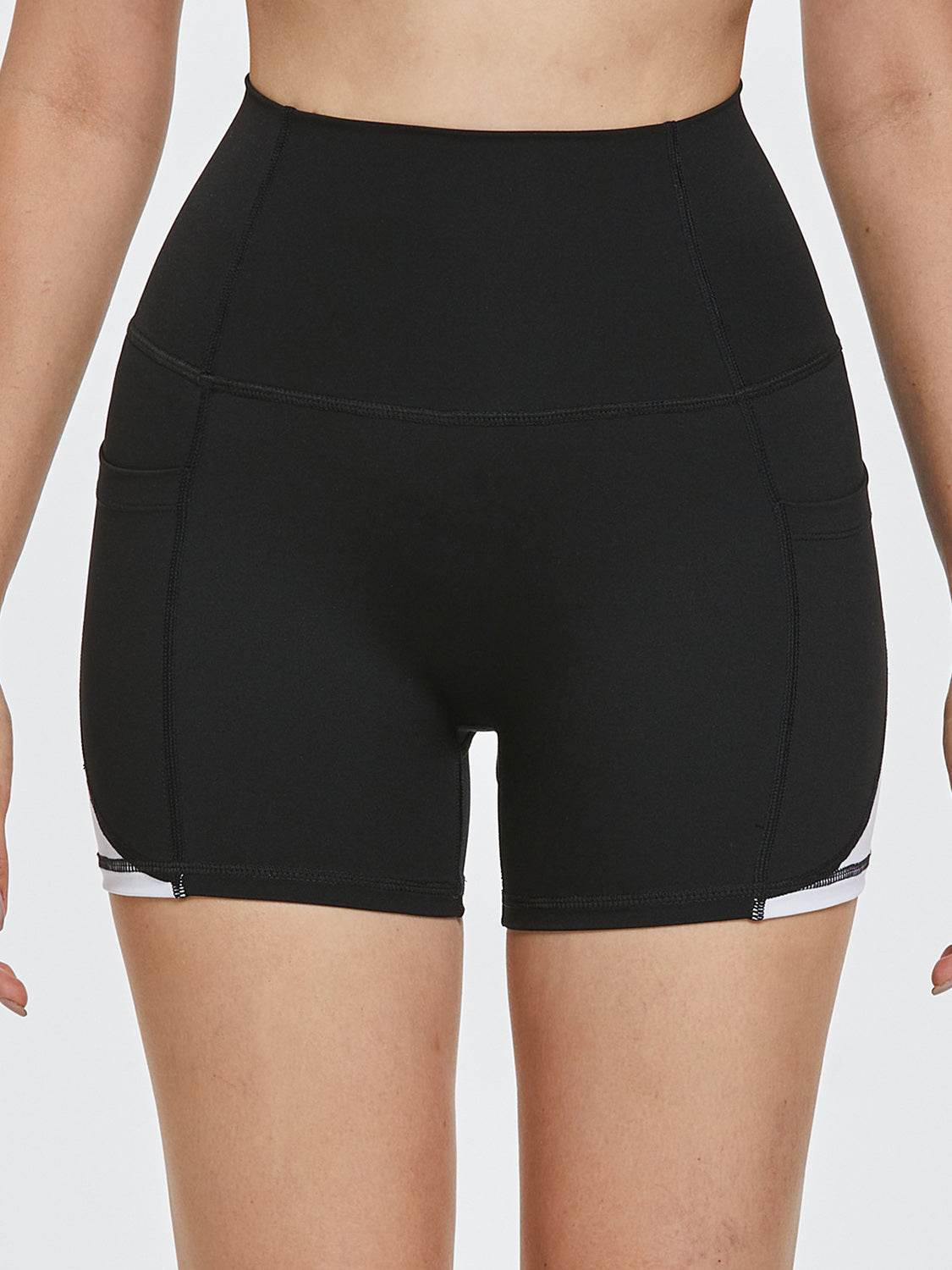 High Waist Active Shorts - Hovatok