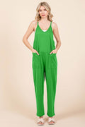 Culture Code Full Size Sleeveless Jumpsuit with Pockets - Hovatok