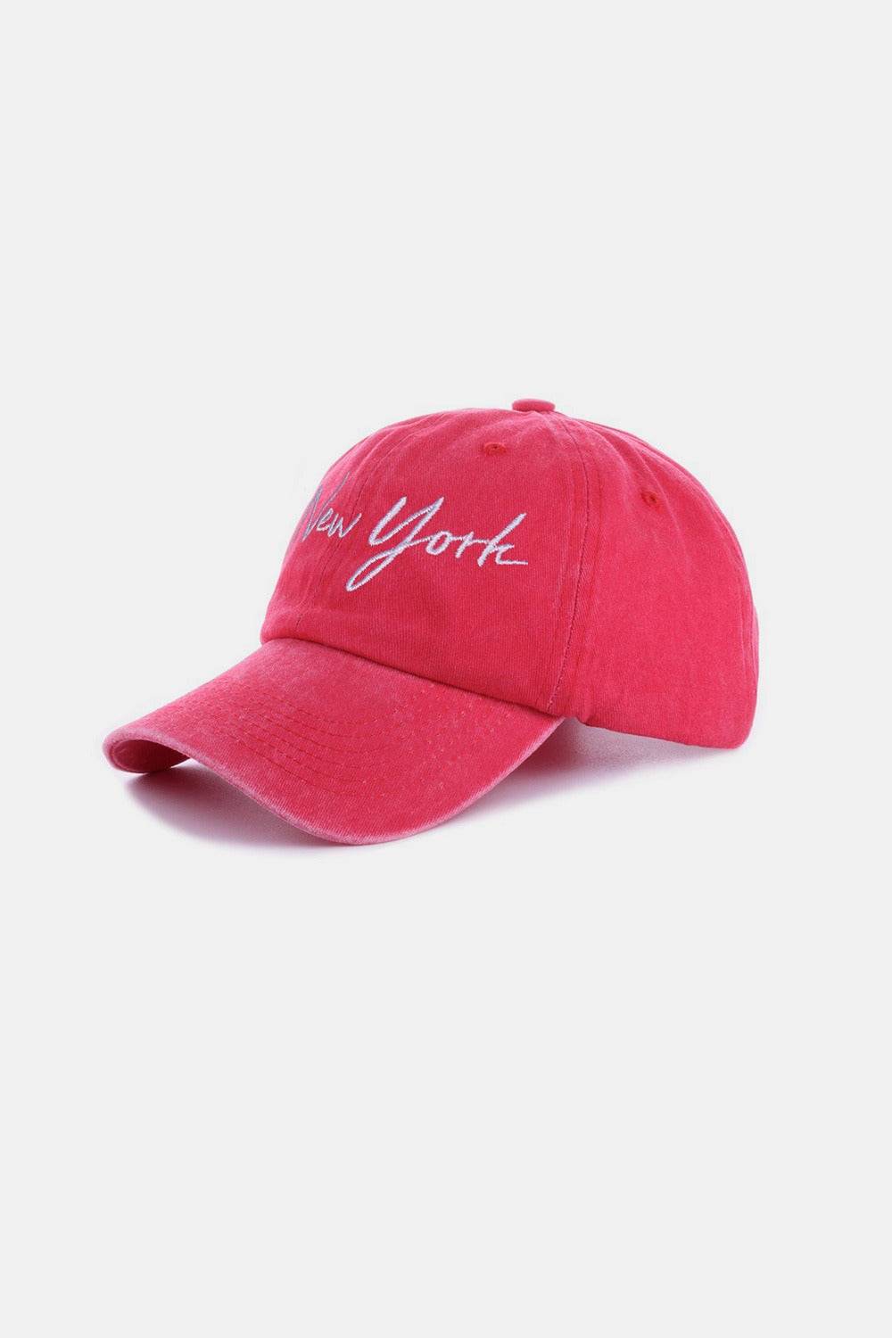 Zenana Washed Embroidered City Baseball Cap - Hovatok