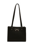 Bow PU Leather Shoulder Bag - Hovatok