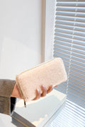Solid Color Fluff Rectangle Wallet - Hovatok