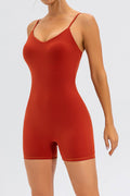 Spaghetti Strap Round Neck Romper - Hovatok