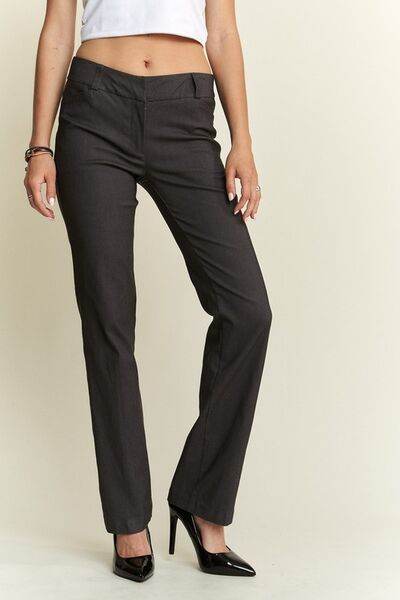 ADORA Regular Rise Slim Bootcut Pants - Hovatok