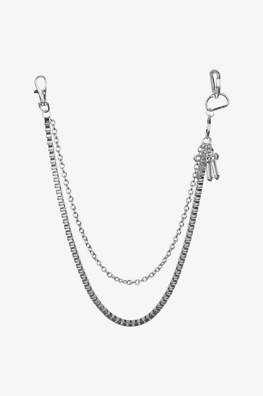 Double-Layered Cross Waist Chain - Hovatok
