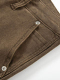 Men's Color Block Jeans with Pockets - Hovatok