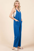 Culture Code Full Size Sleeveless Jumpsuit with Pockets - Hovatok