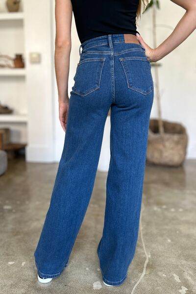 Judy Blue Full Size High Rise Straight Jeans - Hovatok
