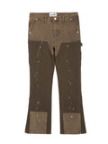 Men's Contrast Washed Bootcut Jeans - Hovatok