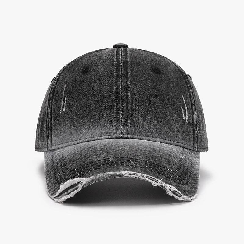 Distressed Washed Adjustable Baseball Cap - Hovatok