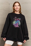 Simply Love Simply Love Full Size Butterfly Graphic Sweatshirt - Hovatok