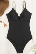Cutout Spaghetti Strap One-Piece Swimwear - Hovatok