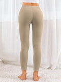 Ribbed Detail Leggings - Hovatok