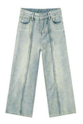 Wide Leg Jeans with Pockets - Hovatok