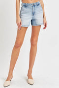 Risen Full Size High Rise Denim Shorts - Hovatok