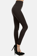 Yelete Seamless High Waist Fleece Leggings - Hovatok