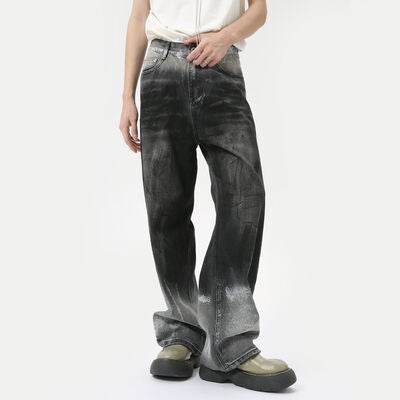 Wide Leg Jeans with Pockets - Hovatok