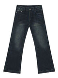 Raw Hem Jeans with Pockets - Hovatok