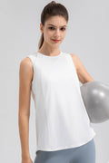 Round Neck Wide strap Active Tank - Hovatok