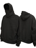 Men's Long Sleeve Hoodie with Mask - Hovatok