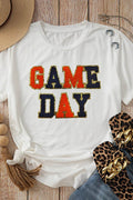 GAME DAY Round Neck Short Sleeve T-Shirt - Hovatok