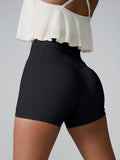 High Waist Active Shorts - Hovatok