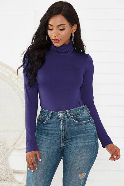 Turtleneck Long Sleeve Bodysuit - Hovatok