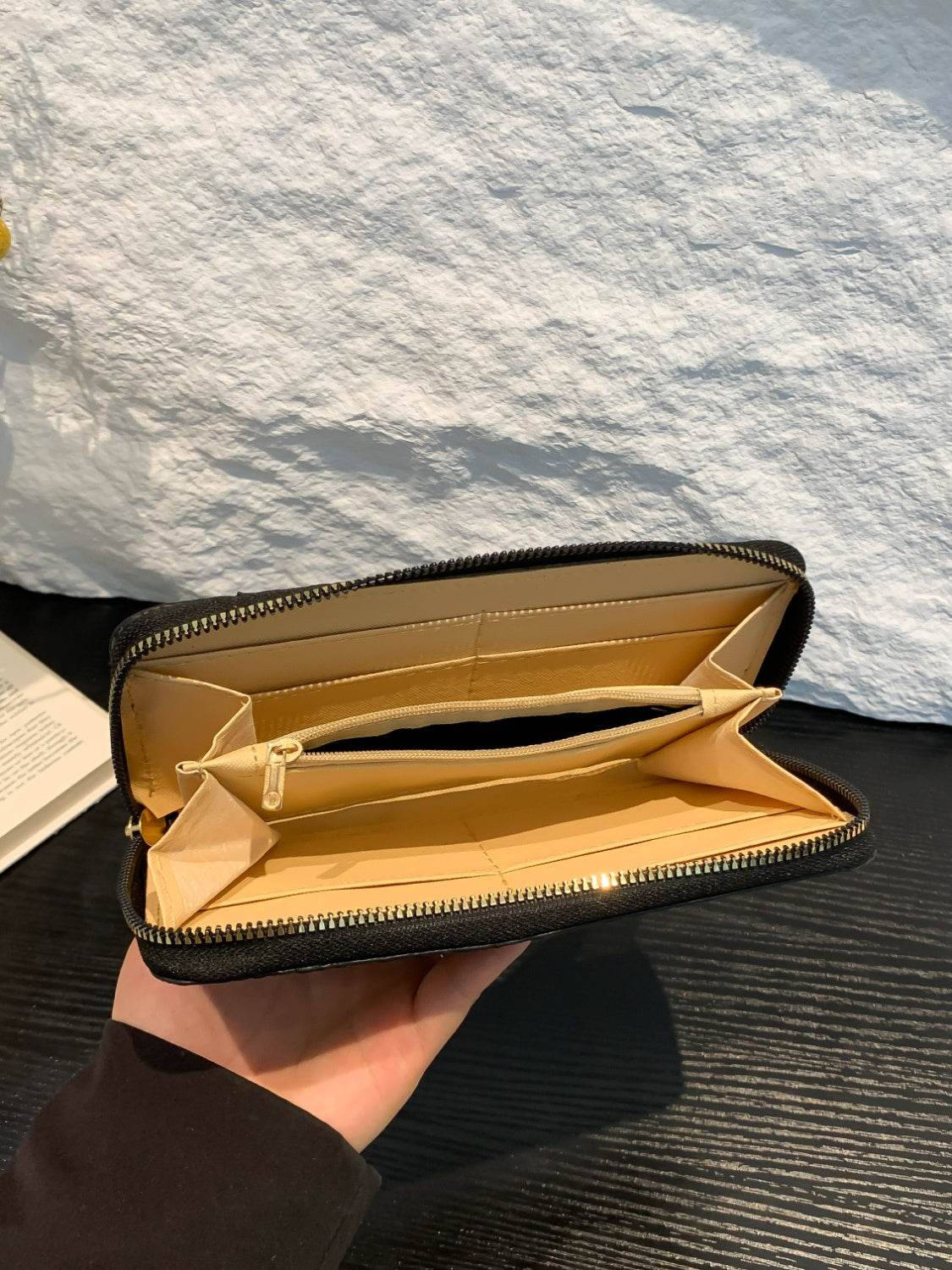 PU Leather Solid Color Wallet - Hovatok