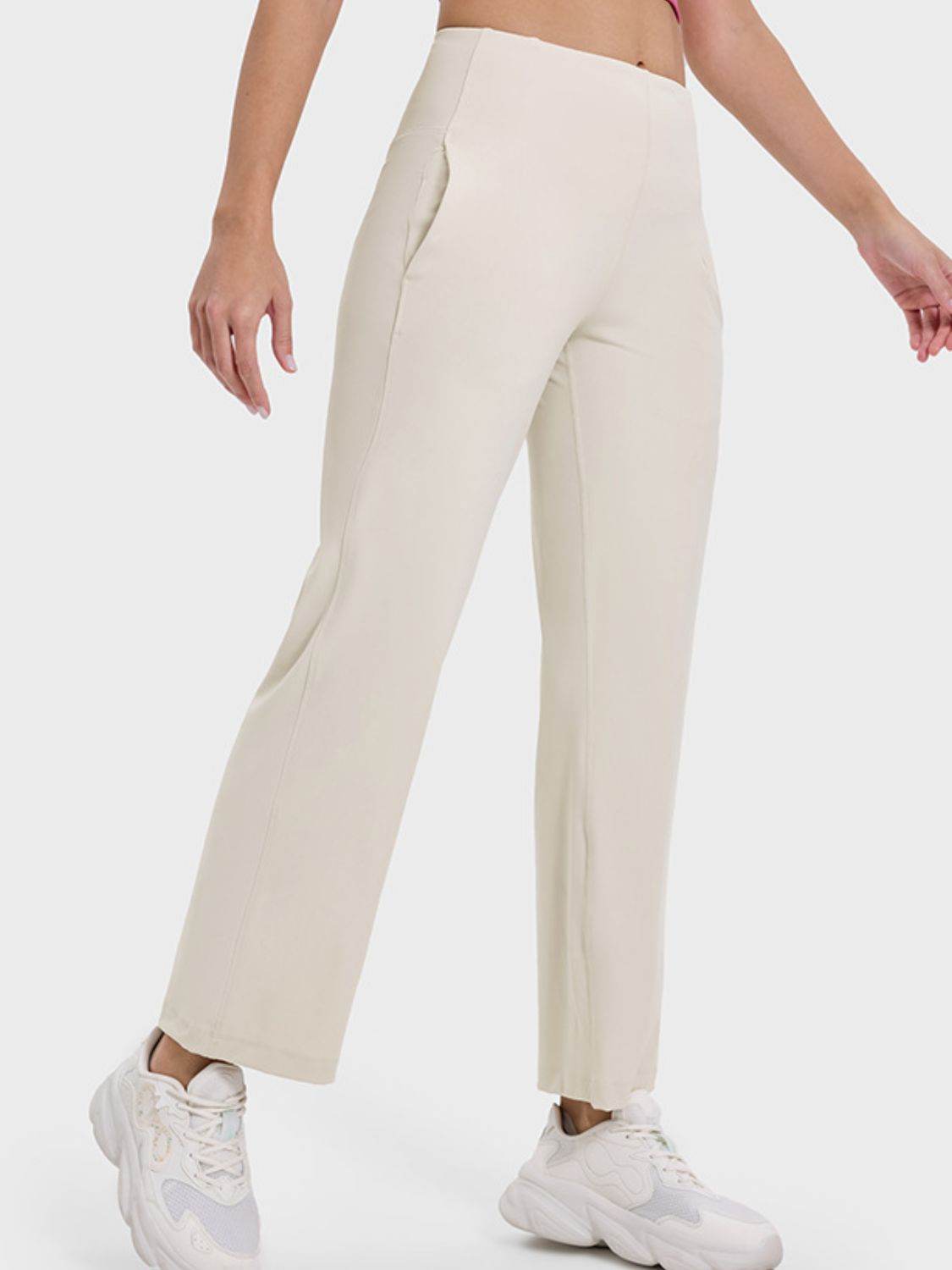 Millennia Pocketed High Waist Active Pants - Hovatok