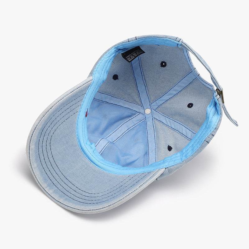 Distressed Cotton Baseball Cap - Hovatok