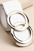 Zinc Alloy Buckle Elastic PU Belt - Hovatok