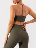 Spaghetti Strap Active Bra - Hovatok