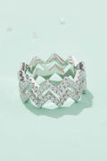Adored Moissanite Zigzag Stacking Rings - Hovatok