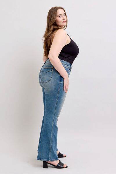 Judy Blue MR Tummy Control Vintage Wash Jeans - Hovatok