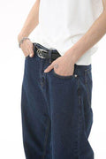 Men's Mid Rise Straight Leg Jeans - Hovatok