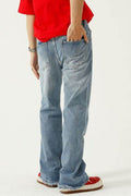 Raw Hem Jeans with Pockets - Hovatok