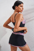 Leopard Plunge Two-Piece Swimsuit - Hovatok