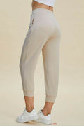 Basic Bae Full Size Air Scuba Drawstring High Waist Cropped Pants - Hovatok