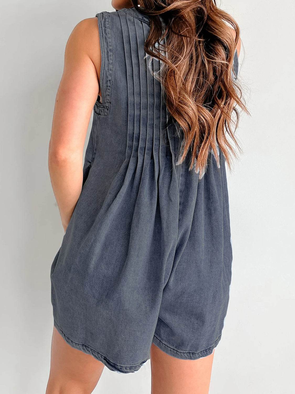 Tied Romper with Pockets - Hovatok
