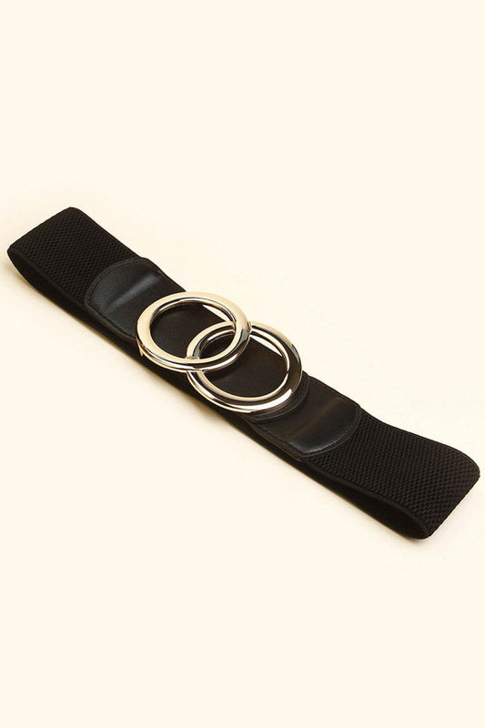 Zinc Alloy Buckle Elastic PU Belt - Hovatok