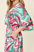 Double Take Full Size Half Sleeve Wide Leg Jumpsuit - Hovatok